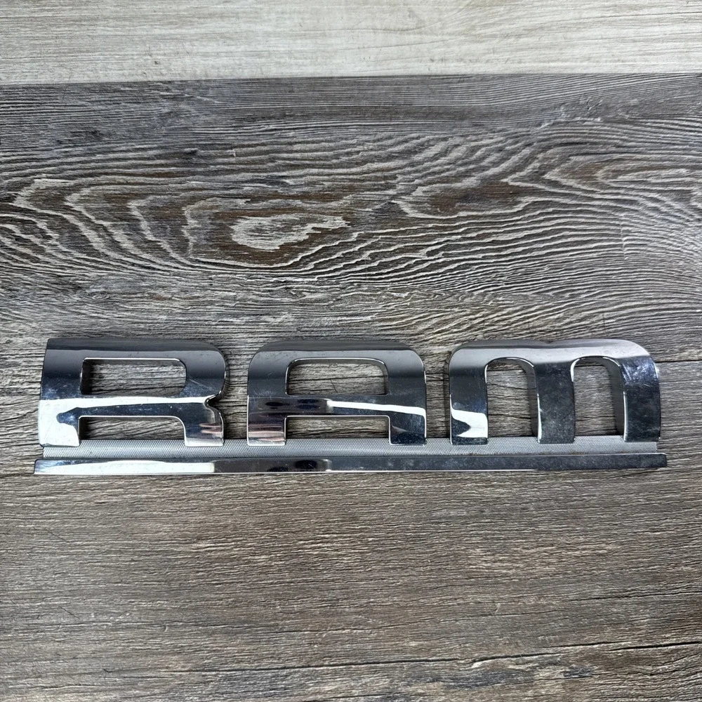 USED 2007 2012 Dodge RAM LETTERING Plastic Door Emblem FACTORY OEM